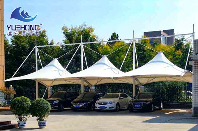 膜结构汽车棚
