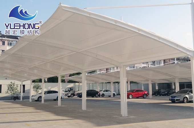 停车场膜结构车棚