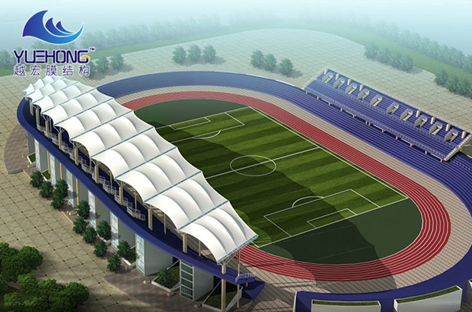 足球场膜结构看台