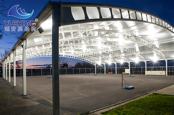 网球场膜结构